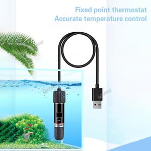 Fish & Aquatic Pets |   Usb Mini Aquarium Heating Rod For Small Fish Tank 26°C Constant Temperature Aquarium Heater Submersible Thermostat Heater 10W Fish & Aquatic Pets Fish & Aquatic Pets