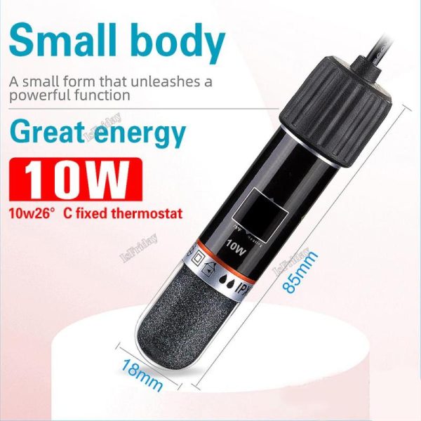 Fish & Aquatic Pets |   Usb Mini Aquarium Heating Rod For Small Fish Tank 26°C Constant Temperature Aquarium Heater Submersible Thermostat Heater 10W Fish & Aquatic Pets Fish & Aquatic Pets