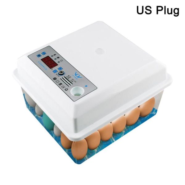 For Farm Animals |   20 Eggs Incubator Brooder Bird Quail Chick Hatchery Incubator Poultry Hatcher Turner Automatic Temperature Control 220V For Farm Animals Birds