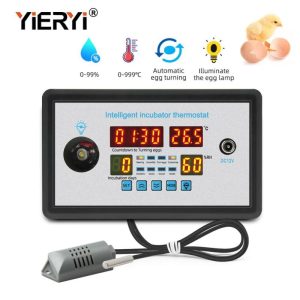 For Farm Animals |   New Smart Thermostat Digital Zfx-W9002 Thermostat Temperature Humidity Control Incubator 360 Automatic Egg Turning 12V Animals & Insects Animals & Insects