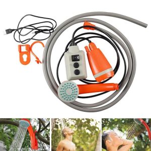 Garden Equipment |   Portable Camping Shower Outdoor Camping Shower Pump Rechargeable Shower Head For Camping Hiking Traveling Garden Equipment