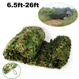 Garden Sets |   1.5M-6M Woodland Camouflage Net Hide Army Hunting Camo Netting Hide Landscaping Sunshade Camping Garden Sets Garden Sets