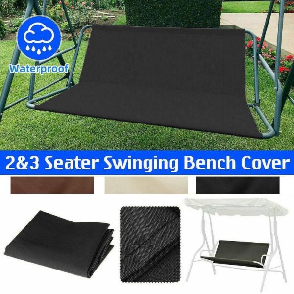 Garden Sets |   2/3 Seater Durable Patio Outdoor Swing Chair Covers Hammock Shield Backrest Guard Bench Seat Cover Garden Sets Garden Sets