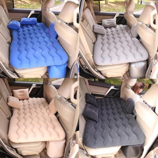 Garden Sets |   Car Inflatable Mattress Flocking Inflatable Bed In-Car Rear Exhaust Cushion Bed Garden Sets Garden Sets