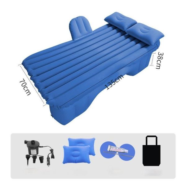 Garden Sets |   Car Inflatable Mattress Flocking Inflatable Bed In-Car Rear Exhaust Cushion Bed Garden Sets Garden Sets