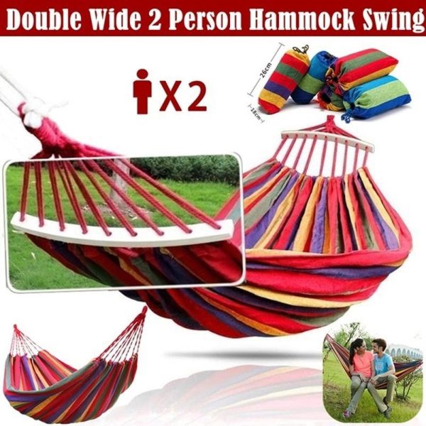 Garden Sets |   Garden Canvas Hammock Camping Sleeping Hamack Hamock Swing Hanging Chair Hamack Garden Sets Garden Sets