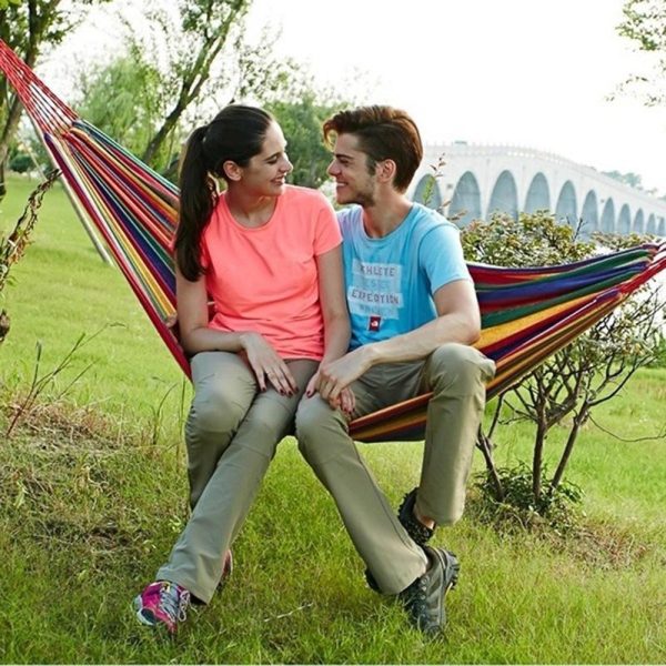 Garden Sets |   Garden Canvas Hammock Camping Sleeping Hamack Hamock Swing Hanging Chair Hamack Garden Sets Garden Sets