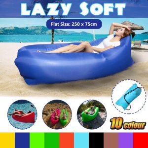 Garden Sets |   Outdoor Camping Bed Lazy Bag Inflatable Bed Air Sofa Beach Mat Portable Sleeping Pad Lounger  Sofa Picnic Air Mattress Sleeping Mat Waterproof Garden Sets Garden Sets