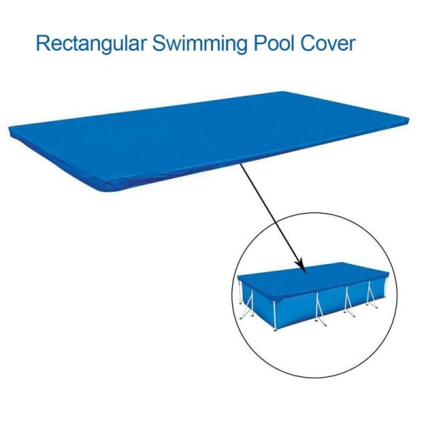 Garden Sets |   Rectangular Pool Cover Water Resistant Pe Swimming Pool Cover Garden Sets Garden Sets