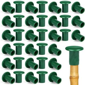 Garden Structures |   36Pcs Garden Cane Cap Flexible Weather-Resistant Pvc Eye Protection Cane Protector End Cap For Planting Garden Structures Garden Structures