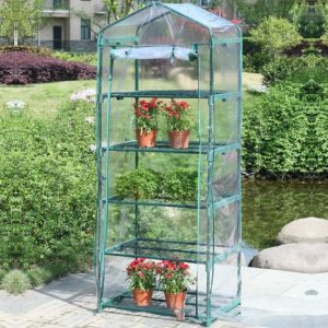 Garden Structures |   Greenhouse Cover Transparent Easy Assembly Pvc Roller Zipper Design Greenhouse Plant Cover For Garden Garden Structures Garden Structures