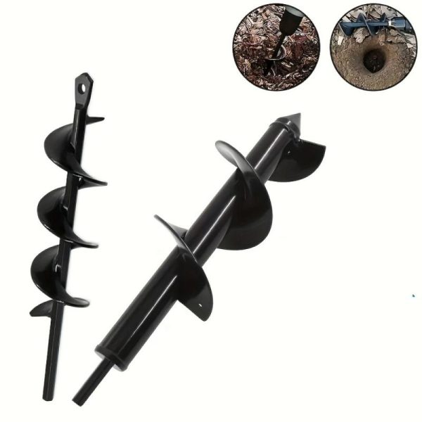 Gardening Tools |   Auger Bit Sets For Planting, Garden Auger Drill, Flower Bulb Quick Planter, Auger Umbrella Or Post Hole Digger Gardening Tools Gardening Tools