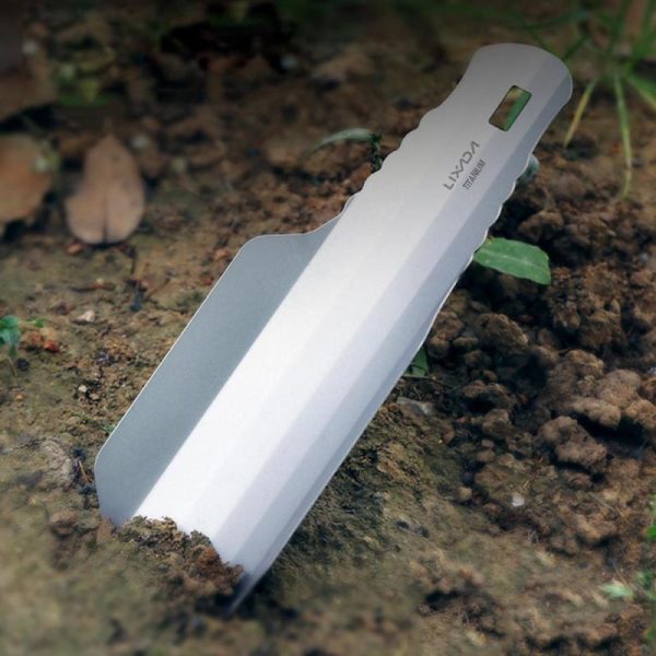 Gardening Tools |   Lixada Titanium Garden Hand Shovel Outdoor Camping Hiking Backpacking Trowel Gardening Tools Gardening Tools