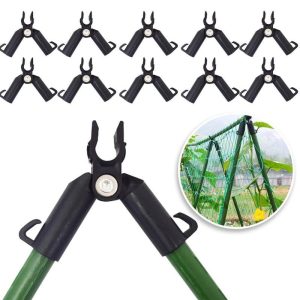 Green & Landscaping |   10Pcs Plant Support Climbing Vine Bracket Clip Awning Pillar Accessories Plant Steel Pipe Bracket Garden Support Green & Landscaping Green & Landscaping