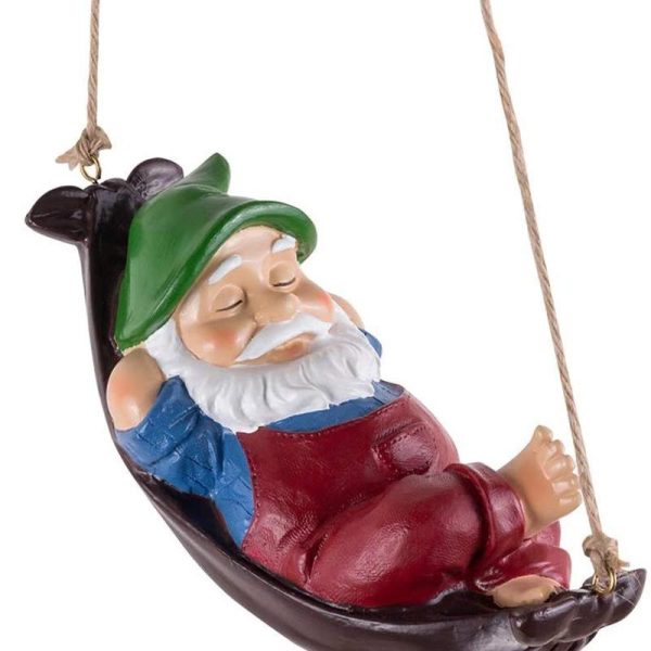 Green & Landscaping |   Folulus Garden Swing Leaf Shaker Gnome Home  Patio Yard Figurine Decoration Green & Landscaping Green & Landscaping