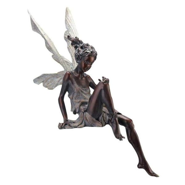 Green & Landscaping |   Unique Elves Sitting Fairy Statue Resin Sculpture Garden Ornament For Park Landscape Yard Decor Statue Craft Green & Landscaping Green & Landscaping