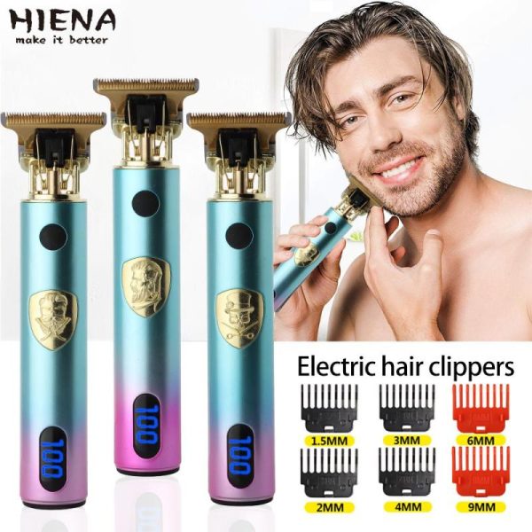 Home Appliances |   2023 Usb Electric Hair Clippers Hiena Professional Barber T-Outliner Finish Cutting Machine Home & Kitchen Home Appliances