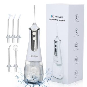 Home Appliances |   350Ml /220Ml Cordless Oral Irrigator Portable Water Dental Flosser Usb Rechargeable Water Jet Floss Tooth Pick Bucal 5 Jet Tip 3 Modes Health Home Appliances