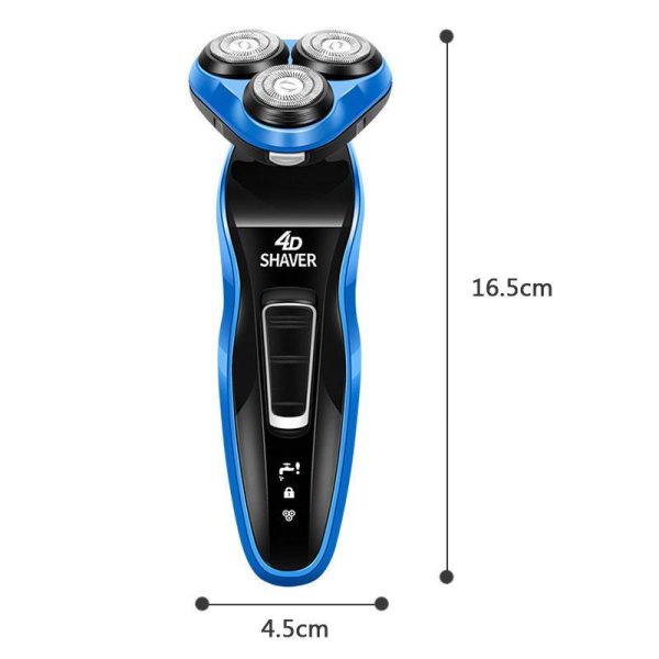 Home Appliances |   4 In 1 Male Electric Shaver Whole Body Washable Shaving Machine Rechargeable Beard Trimmer Home & Kitchen Home Appliances