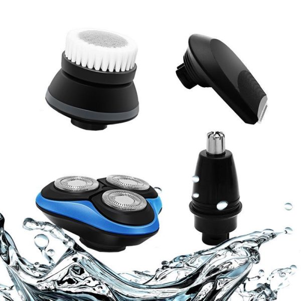 Home Appliances |   4 In 1 Male Electric Shaver Whole Body Washable Shaving Machine Rechargeable Beard Trimmer Home & Kitchen Home Appliances