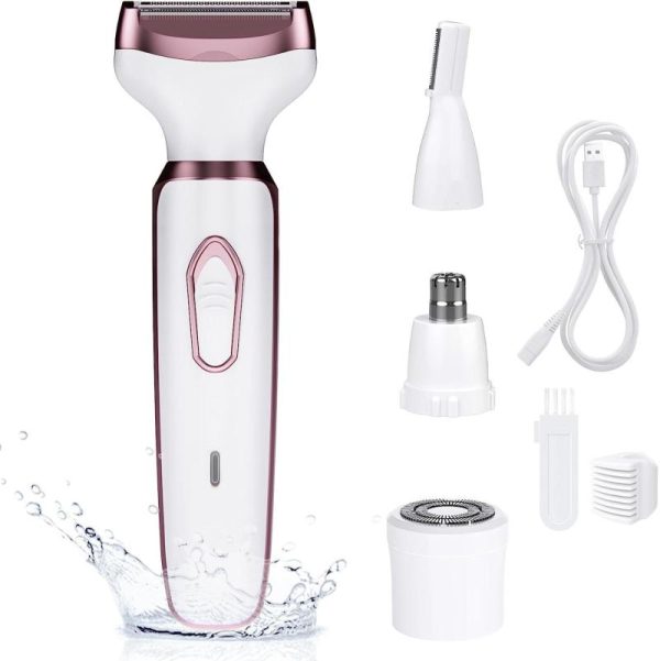 Home Appliances |   Electric Razor For Hair Trimmer For Face Nose Eyebrow Beard Mustache Arm Leg Armpit Bikini Painless Portable Body Shavers Set Home & Kitchen Home Appliances