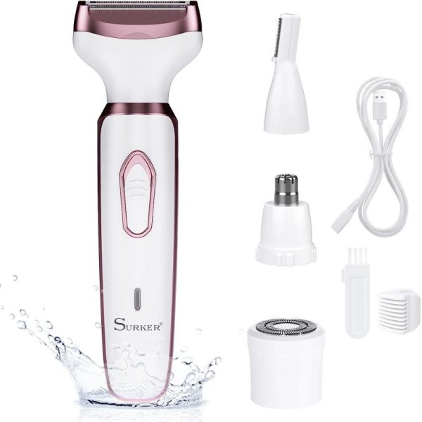 Home Appliances |   Electric Razor For Hair Trimmer For Face Nose Eyebrow Beard Mustache Arm Leg Armpit Bikini Painless Portable Body Shavers Set Home & Kitchen Home Appliances