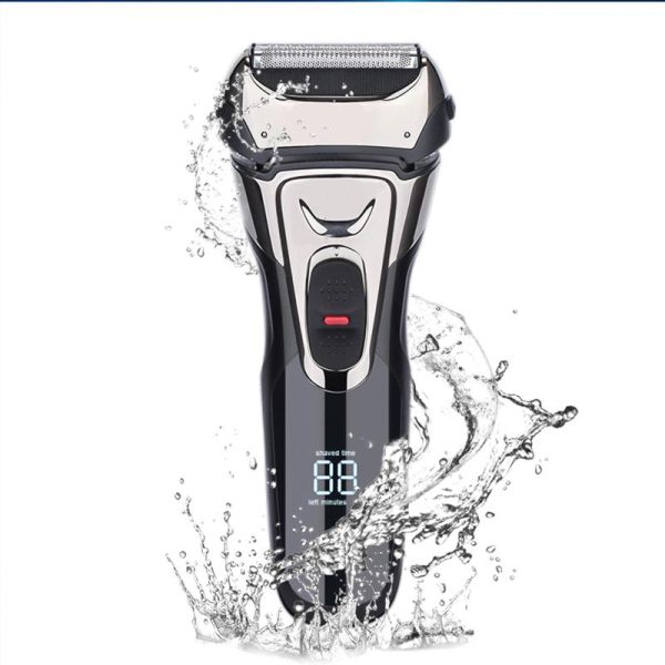 Home Appliances |   Hatteker Electric Razor For Men Mens Electric Shaver Dry Wet Waterproof Man Foil Shaver Home & Kitchen Home Appliances