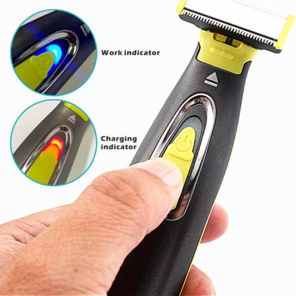 Home Appliances |   One Blade Hybrid Electric Trimmer Shaver Usb Rechargeable Waterproof Beard Grooming Body Hair Groomer For Men And Home & Kitchen Home Appliances