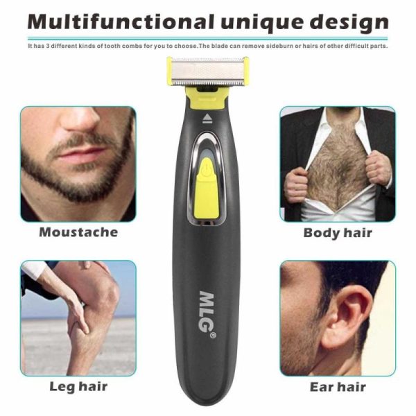 Home Appliances |   One Blade Hybrid Electric Trimmer Shaver Usb Rechargeable Waterproof Beard Grooming Body Hair Groomer For Men And Home & Kitchen Home Appliances