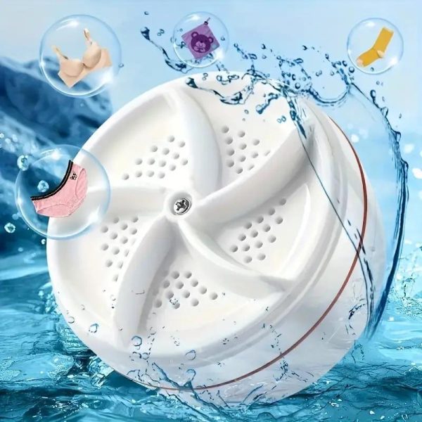 Home Appliances |   Portable Mini Turbo Washing Machine – Ideal For Traveling, Home, And Business Trips – Cleans Underwear, Briefs, Socks, And Tableware Home & Kitchen Home Appliances