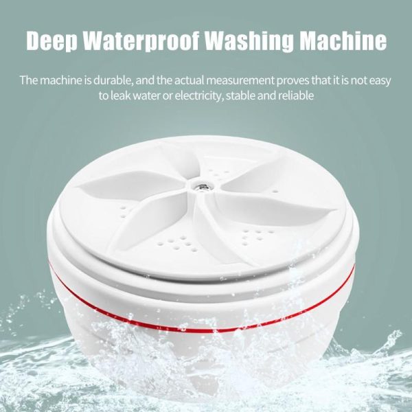 Home Appliances |   Portable Mini Turbo Washing Machine – Ideal For Traveling, Home, And Business Trips – Cleans Underwear, Briefs, Socks, And Tableware Home & Kitchen Home Appliances