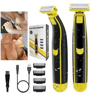 Home Appliances |   Precision Trimmer Ipx5 Body Shaving Groomer Razor Electric Intimate Party Man Wet Dry Beard Chest Arm Armpit Shave Against Water Home & Kitchen Home Appliances