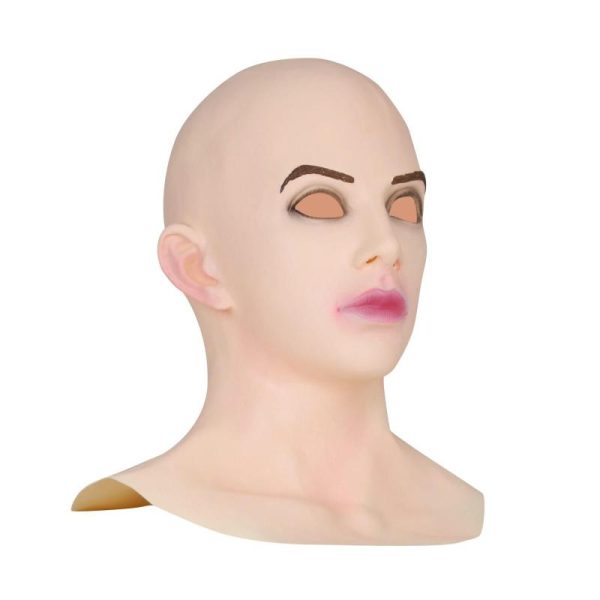 Home Decor |   Female Realistic Silicone Crossdresser Mask Cosplay Halloween Fancy Dress Home & Kitchen Home Decor