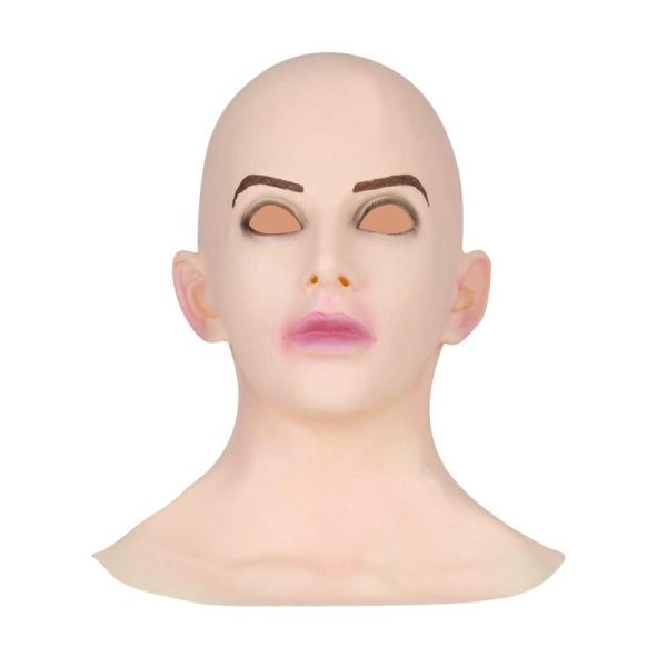 Home Decor |   Female Realistic Silicone Crossdresser Mask Cosplay Halloween Fancy Dress Home & Kitchen Home Decor