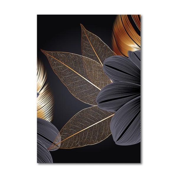 Home Decor |   Modern Abstract Flower Leaves Wall Art Posters And Prints Interior Canvas Painting Nordic Living Room Bedroom Decorative Picture Home & Kitchen Home Decor