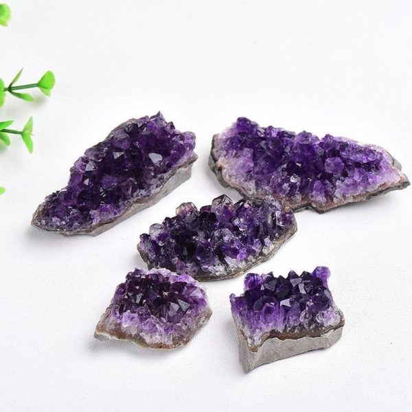 Home Decor |   Natural Raw Material Amethyst Quartz Amethyst Cluster Therapy Stone Specimens Home Furnishings Handicrafts Furnishings Furnishings Home & Kitchen Home Decor