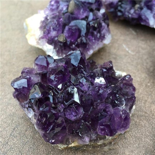 Home Decor |   Natural Raw Material Amethyst Quartz Amethyst Cluster Therapy Stone Specimens Home Furnishings Handicrafts Furnishings Furnishings Home & Kitchen Home Decor