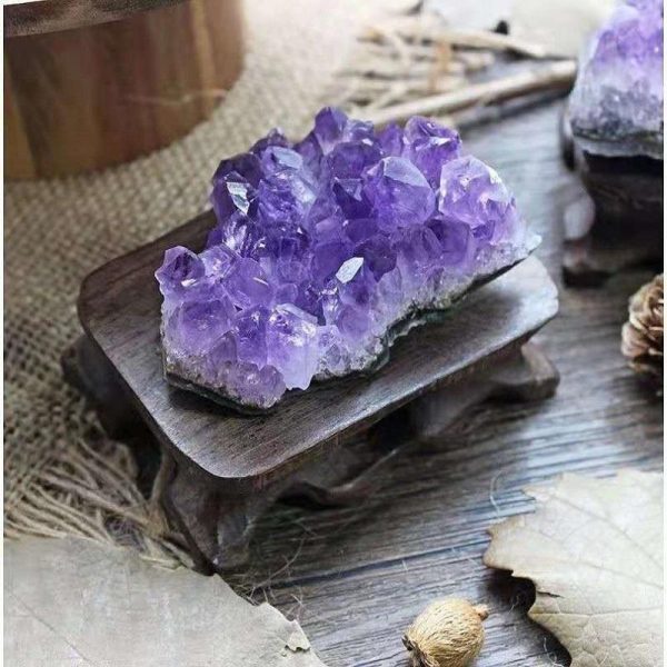 Home Decor |   Natural Raw Material Amethyst Quartz Amethyst Cluster Therapy Stone Specimens Home Furnishings Handicrafts Furnishings Furnishings Home & Kitchen Home Decor