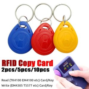 Home Security |   5/10Pcs Em4305 125Khz Key Copy Rewritable Writable Rewrite Em Id T5577 Keyfobs Rfid Tag Ring Card Proximity Token Access Duplicate Electronics Home Security