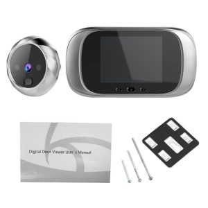 Home Security |   Digital Door Viewer Peephole Door Camera Doorbell 2.8-Inch Lcd Screen Night Vision Photo Shooting Home & Kitchen Home Security