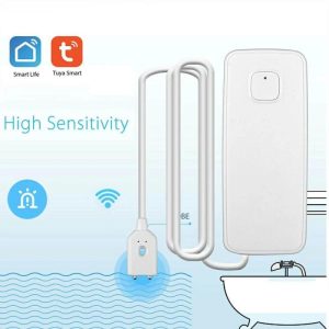 Home Security |   Tuya Smart Water Level Alarm Wifi Household Kitchen Bathroom Water Leak Alarm Water Sensor Detector App Remote Notification Ultra Long Standby Electronics Home Security