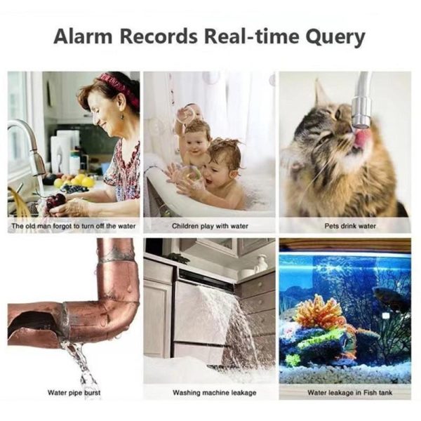 Home Security |   Tuya Smart Water Level Alarm Wifi Household Kitchen Bathroom Water Leak Alarm Water Sensor Detector App Remote Notification Ultra Long Standby Electronics Home Security