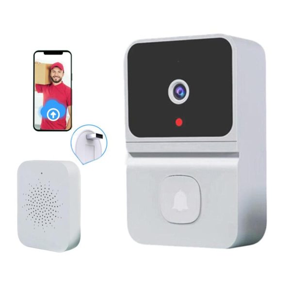 Home Security |   Wireless Video Doorbell Camera Smart Doorbell With 450P Night Vision 2-Way Audio Cloud Storage Electronics Home Security