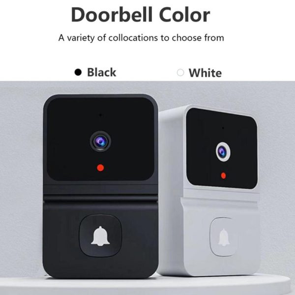 Home Security |   Wireless Video Doorbell Camera Smart Doorbell With 450P Night Vision 2-Way Audio Cloud Storage Electronics Home Security