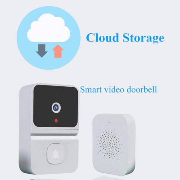 Home Security |   Wireless Video Doorbell Camera Smart Doorbell With 450P Night Vision 2-Way Audio Cloud Storage Electronics Home Security