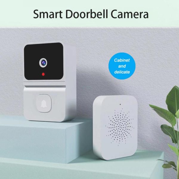 Home Security |   Wireless Video Doorbell Camera Smart Doorbell With 450P Night Vision 2-Way Audio Cloud Storage Electronics Home Security