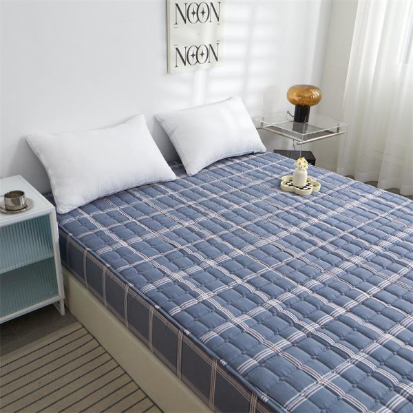 Home Textiles |   Cotton Soft Bedding Sheet Mattress Cover Thicken Quilted Bedspread Elastic Sheets Fitted Sheet Mattress Topper Non-Slip Sheet Dust Cover Home & Kitchen Home Textiles