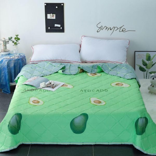 Home Textiles |   Double Air-Conditioning Quilt Washed Cotton Quilt Student Single Summer Dormitory Spring And Autumn Quilt Home & Kitchen Home Textiles