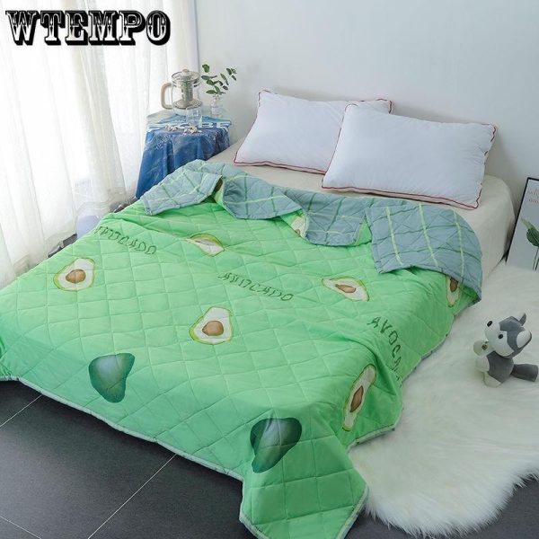 Home Textiles |   Double Air-Conditioning Quilt Washed Cotton Quilt Student Single Summer Dormitory Spring And Autumn Quilt Home & Kitchen Home Textiles