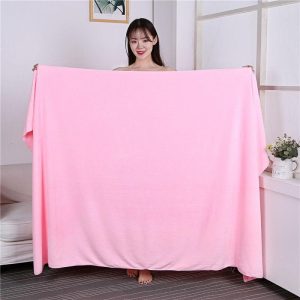 Home Textiles |   Extra Large Microfiber Bath Towel 100X200cm  Soft Super Absorbent Map Quick-Drying Towels Homeuse Bathroom Products Bathroom Products